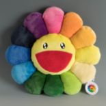 TAKASHI MURAKAMI (Tokyo, 1962)."Flower cushion.Soft sculpture. Limited edition.Official cushion of