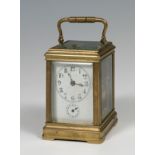 Carriage alarm clock; second half of the 19th century.Glass.Rust and flaws in the glass.Preserves