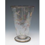 ENRIC RIERA PIERA (active in Barcelona, second third of the 20th century).Vase in enamelled glass.