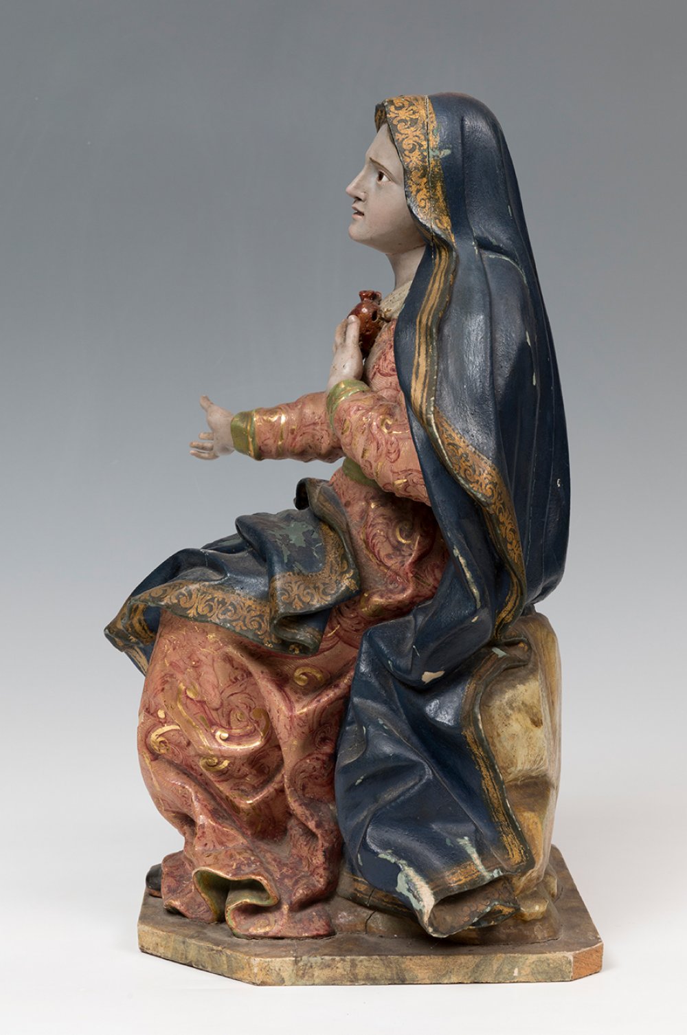Andalusian school of the 18th century."La Dolorosa".Carved and polychrome wood.It presents faults - Bild 3 aus 7