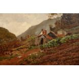 BENJAMIN DAVID SIGMUND (St.Pancras, London, 1857- Barnstaple, Devon, 1947)."Landscape with a