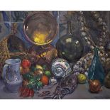 CASIMIRO GRACIA RAGA (Ayora, 1898 - 1985)."Still life", 1940.Oil on canvas.Signed, located and dated