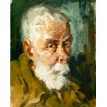 FRANCISCO GIMENO I ARASA (Tortosa, Tarragona, 1858 - Barcelona, 1927)."Self-portrait".Oil on