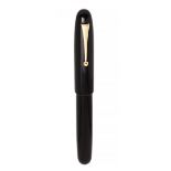 PILOT FOUNTAIN PEN "REGISTERED PATENT OFFICE 50".Black lacquer barrel.Limited edition. This is a
