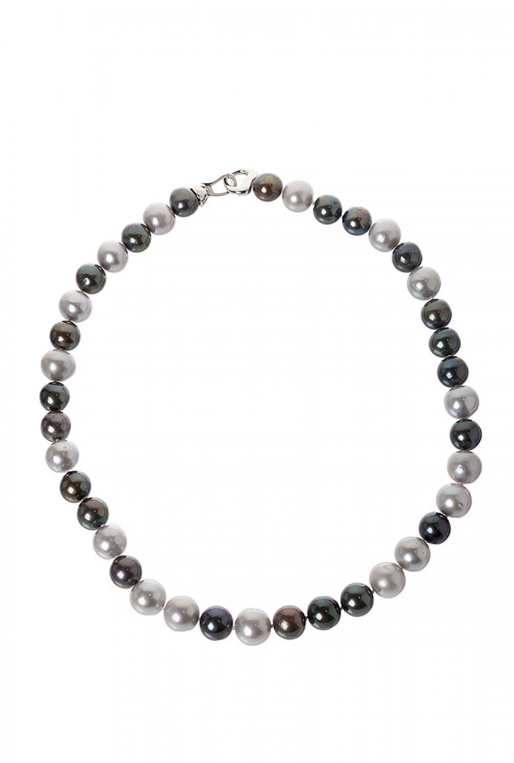 Australian round and tahiti pearl necklace in different shades. Colours from pearly white to - Image 2 of 3