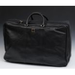 LOEWE.Leather suitcase.Black leather suitcase from the Loewe firm, which has a rectangular