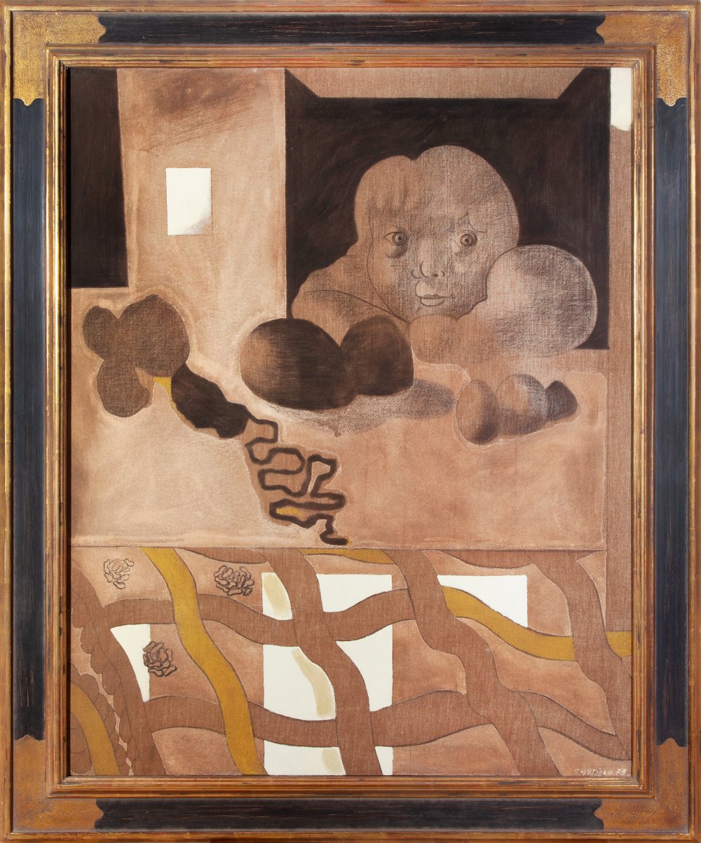 JORGE CASTILLO CASALDERREY (Pontevedra, 1933).Untitled, 1973.Mixed media on canvas.Signed and - Image 2 of 6