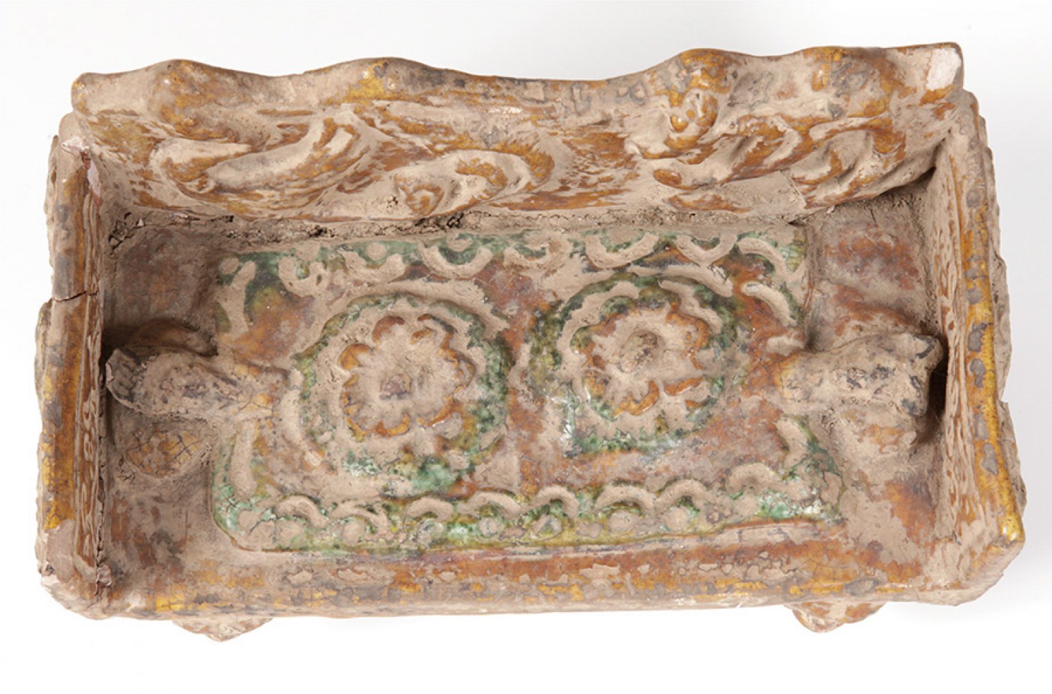 Ceremonial funerary object; China, Tang dynasty, 618-907.Glazed terracotta.With potter's seal. - Image 5 of 6