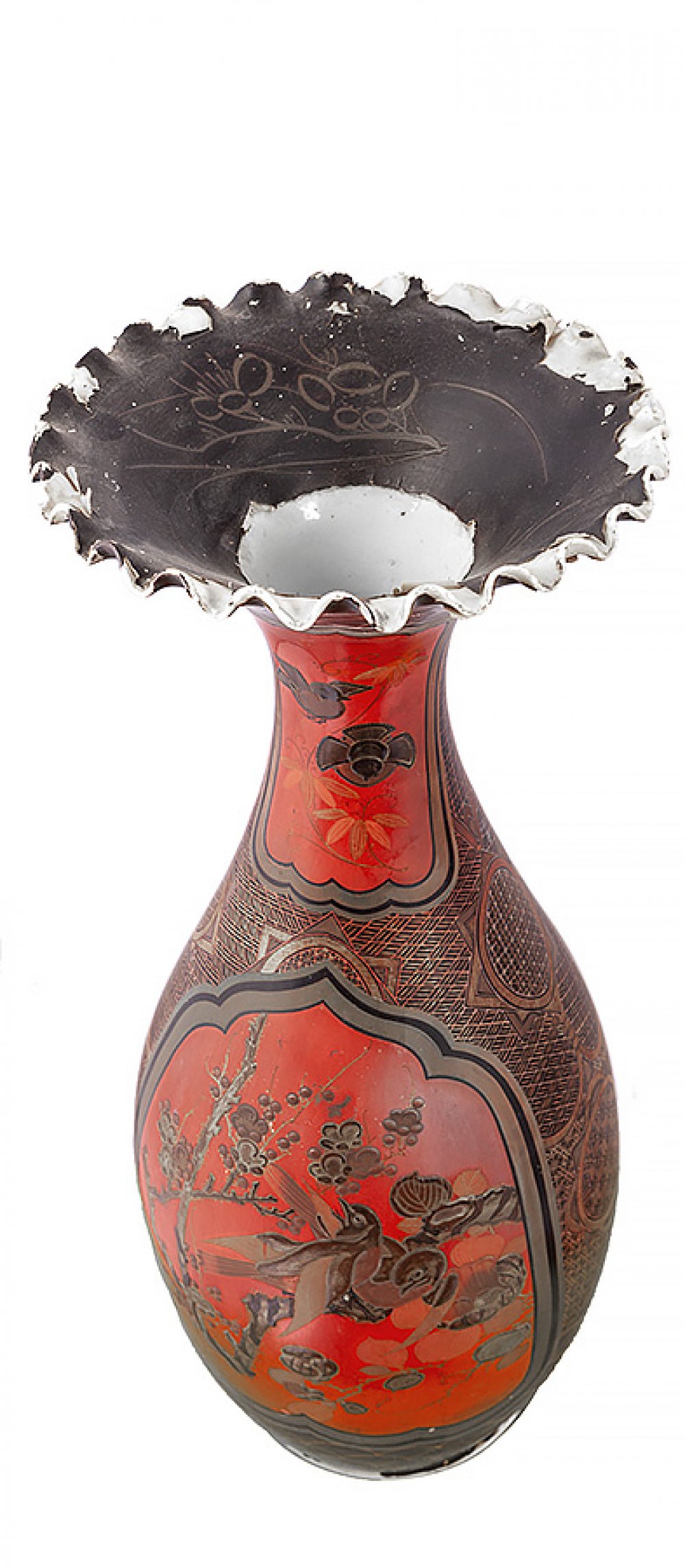 20th century Chinese vase.Porcelain.It presents small damages in the upper part.Measurements: 62 x - Image 2 of 6