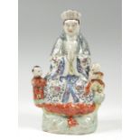 Kannon figure; Japan, late Edo period, first half of the 19th century.Glazed porcelain.Measurements: