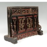 Family blessing; Sichuan, China, Qing dynasty, late 18th - early 19th century.Wood.Measurements: