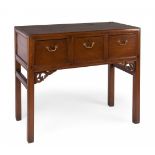 Sideboard. China, Qing Dynasty, 19th century.Rosewood.Bronze handles and keyholes.It has a key.It