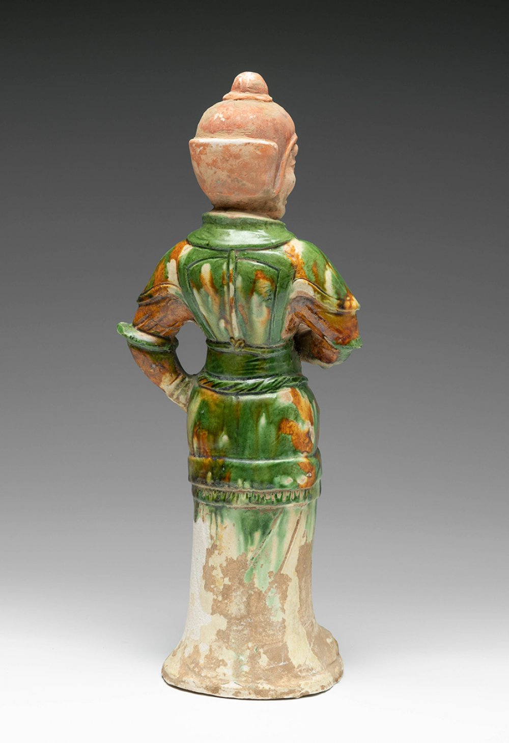 Lokapala; China, Tang dynasty, AD 617 - 907.Terracotta with Sancai glaze.Certificate of analysis - Image 5 of 5