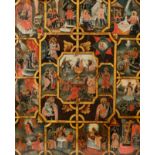 Russian icon from the 18th century."Life of Jesus".Egg tempera on panel.Provenance: Russian