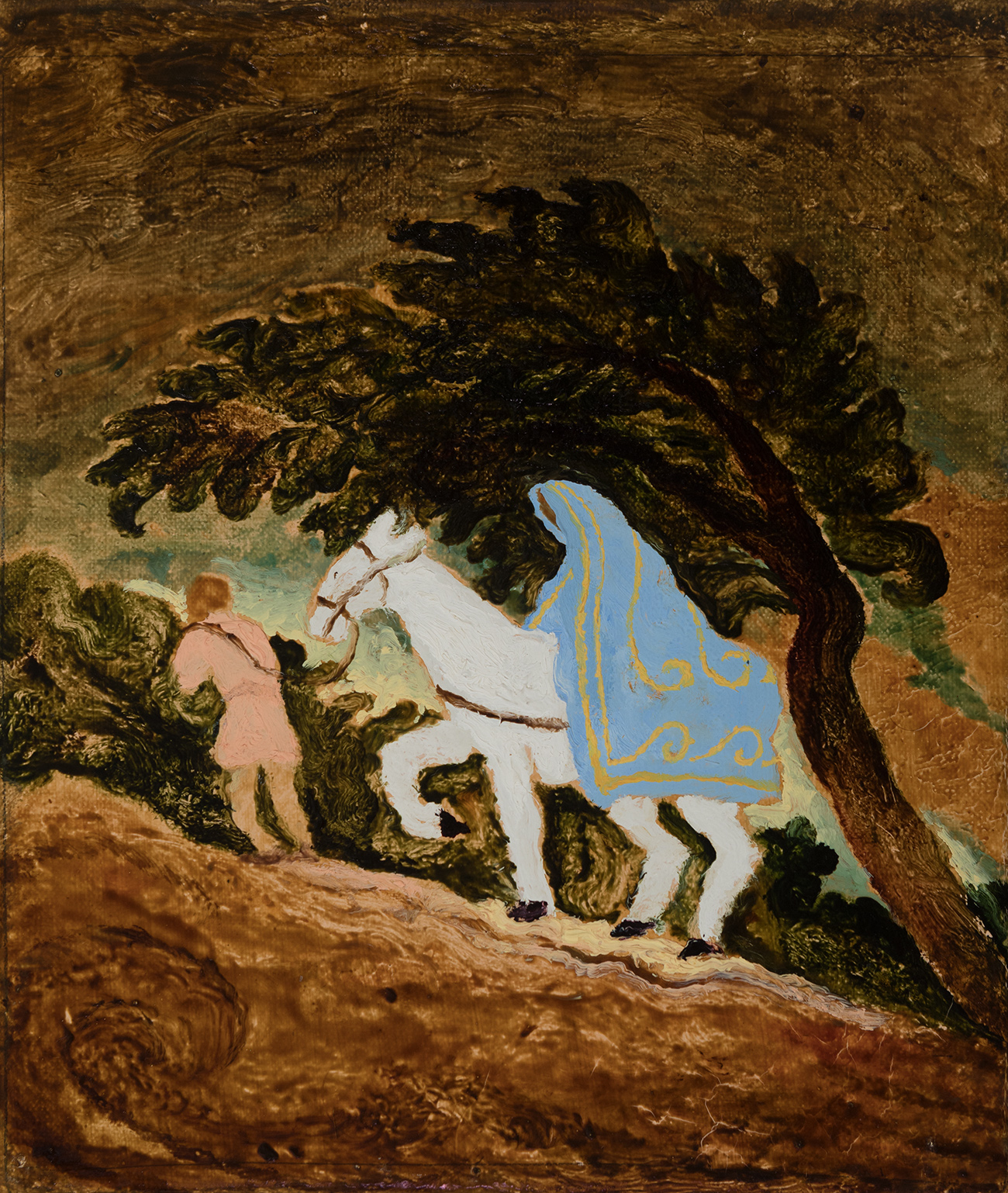 RAMIRO FERNÁNDEZ SAUS (Sabadell, Barcelona 1961).La huida a Egipto" ("Flight into Egypt"), 1995.