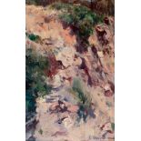 ELISEO MEIFRÉN (Barcelona, 1857 - 1940)."Landscape.Oil on panel.Signed in the lower right corner.