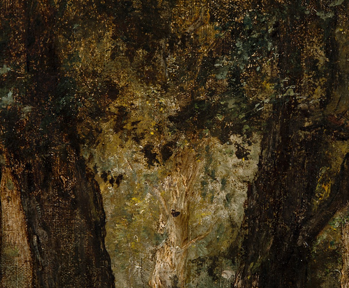 NARCISSE-VIRGILE DÍAZ DE LA PEÑA (Bordeaux, 1808- Menton, 1876)."Character in the Forest of - Image 5 of 7