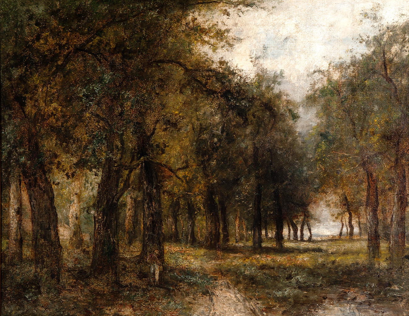 NARCISSE-VIRGILE DÍAZ DE LA PEÑA (Bordeaux, 1808- Menton, 1876)."Character in the Forest of