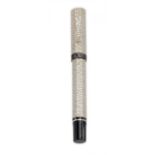 MONTEGRAPPA FOUNTAIN PEN "PRIVILEGE GIOIELLO COLLECTION", ARCTIC DESING, 2011.Barrel in embossed