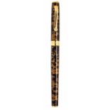 MONTEGRAPPA FOUNTAIN PEN.Resin barrel.Bicolour nib.No box.Limited edition.Measurements: 14 cm