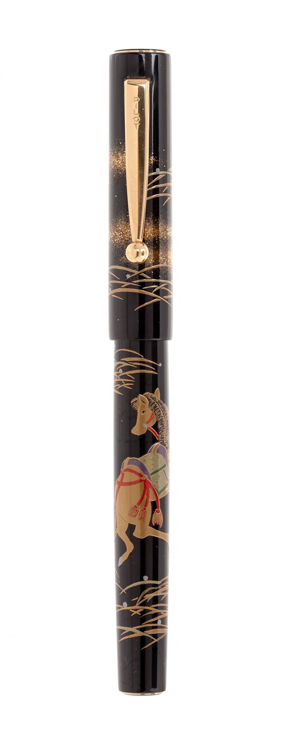 PILOT FOUNTAIN PEN, NAMIKI YUKARI ZODIAC HORSE.Chinese lacquer barrel with excellent quality and