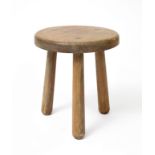 AXEL EINAR HJORTH (Sweden, 1888-1959).Lovö Stool.Wood.With marks of use.Measurements: 45 x 40 cm (