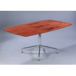 CHARLES EAMES (USA, 1907 - 1978) for VITRA.Segmented table.Table with Santos rosewood veneered