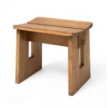 AXEL EINAR HJORTH (Sweden, 1888-1959).Lovö Stool.Wood.With marks of use.Measurements: 44 x 48 x 37,5