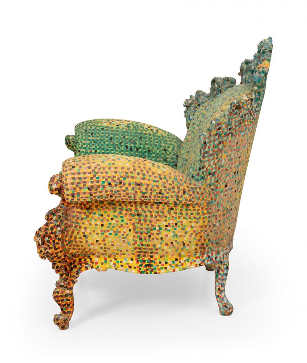 ALESSANDRO MENDINI (Milan, 1931-2019) and STUDIO ALCHIMIA.Poltrona Proust" armchair.Early edition, - Image 3 of 7