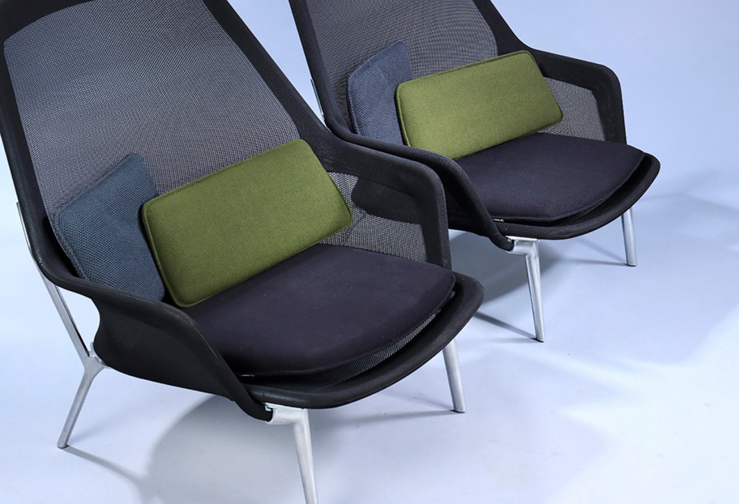 RONAN BOUROULLEC (France, 1971) & ERWAN (France, 1976) for VITRA.Pair of "Slow" chairs.Varnished - Image 6 of 7