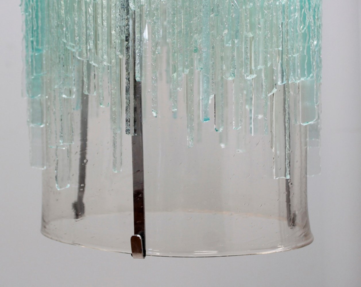 ALBANO POLI, (Verona, 1935).Ceiling lamp, 1970s.Producer POLIARTE.Murano glass.Working electrical - Image 4 of 4