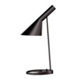 ARNE JACOBSEN (Denmark, 1902 - 1971) for Louis Poulsen.AJ" table lamp. Designed in 1957.Black