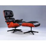 CHARLES EAMES (USA, 1907 - 1978) & RAY EAMES (USA, 1912 - 1988) for VITRA."Lounge Chair & Ottoman,