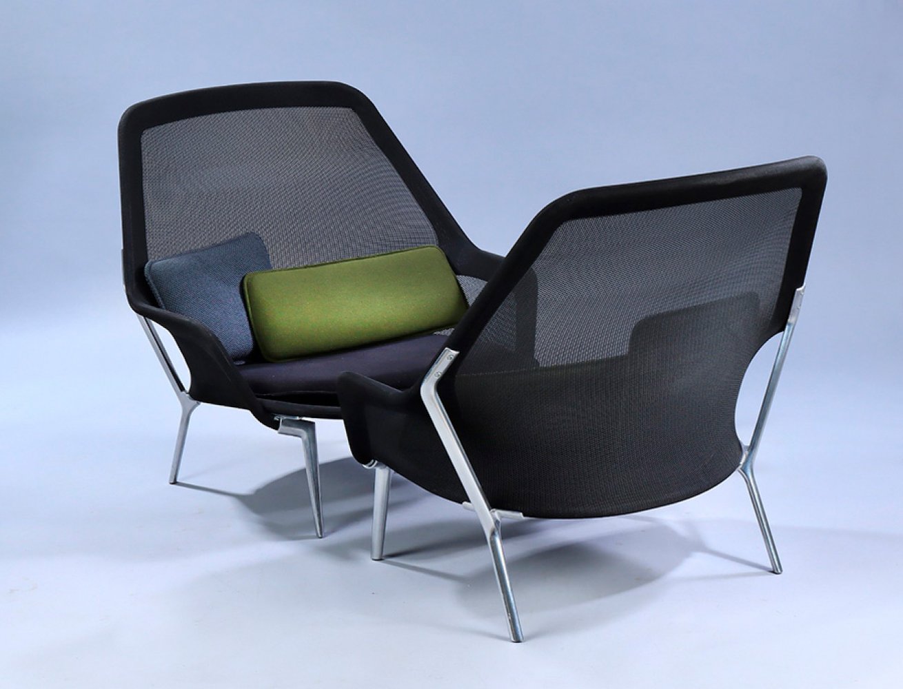 RONAN BOUROULLEC (France, 1971) & ERWAN (France, 1976) for VITRA.Pair of "Slow" chairs.Varnished - Image 3 of 7