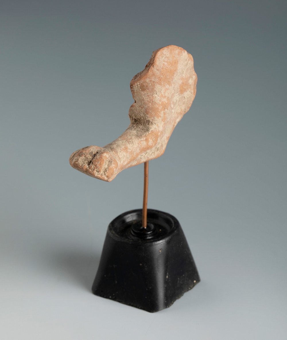 Paw of a feline. Smyrna, 3rd century BC.Terracotta.Provenance: Smyrna, 1895-1905. Collection Paul - Bild 2 aus 3