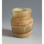 Vase. Ancient Egypt, Middle Kingdom, 2040-1782 BC.Alabaster.Measurements: 6 cm (height) x 5.5 cm (