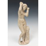 Venus Anadiomena; Rome, 2nd century AD.Marble.Includes French passport.It presents restoration in