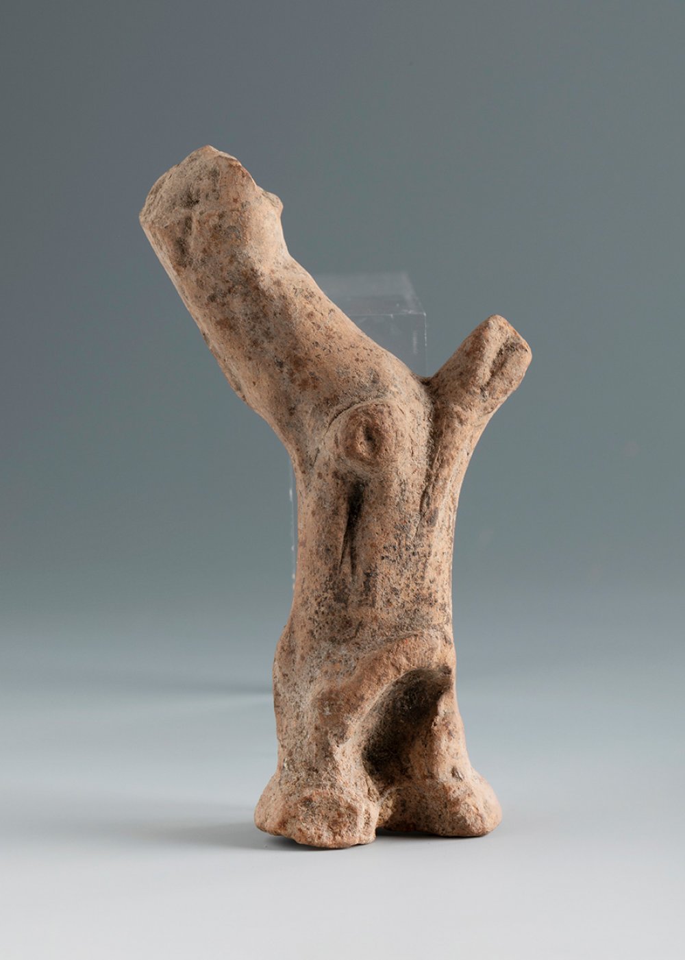 Tree trunk. Smyrna, 3rd century BC.Terracotta.Provenance: Smyrna, 1895-1905. Collection Paul