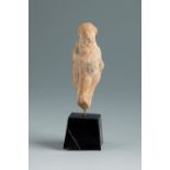 Statuette of a Silenus. Smyrna, 3rd century BC.Terracotta.Provenance: Smyrna, 1895-1905.