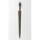 Sword; Luristan; Iran, 800-1000 BC.Bronze.With lead solder from a later period.Measurements: 56.5