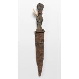Dagger; Iberian Culture, Iberian Culture, 5th - 6th centuries.Bronze.It shows signs of damage caused