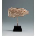 Fish figure. Smyrna, 3rd century BC.Terracotta.Provenance: Smyrna, 1895-1905. Collection Paul Gaudin