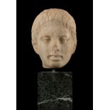 Portrait of a young man. Greece, late Classical-early Hellenistic period, 4th century BC.Marble.