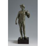 God Bacchus. Ancient Rome, 1st-2nd century AD.Bronze sculpture.Provenance: private collection N.
