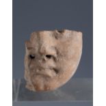 Very expressive head of Eros. Smyrna, 3rd century BC.Terracotta.Provenance: Smyrna, 1895-1905.
