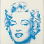 "MR. BRAINWASH", THIERRY GUETTA (Garges-lès-Gonesse, France, 1966)."Diamond girl blue".2016.