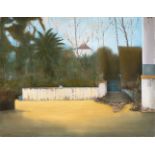 VÍCTOR NÚÑEZ VAYA (Seville, 1942)."Urban landscape", 2017.Oil on canvas.Signed and dated in the