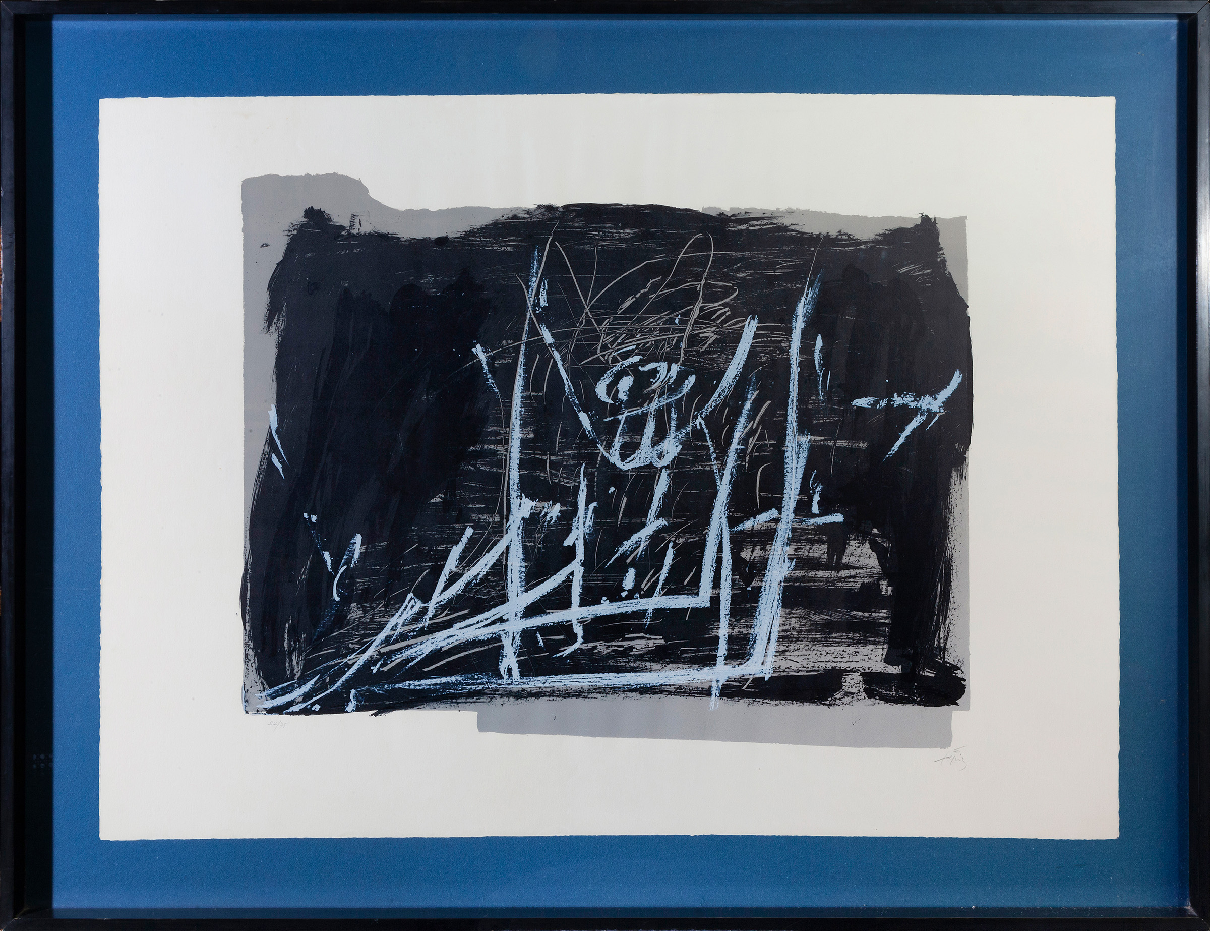 ANTONI TÀPIES PUIG (Barcelona, 1923 - 2012).Untitled.Lithograph, copy 22/75.Signed and numbered by - Image 5 of 5