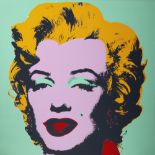 ANDY WARHOL (Pittsburgh, USA, 1928 - New York, USA, 1987)."Marilyn Monroe", 1967.Silkscreen on