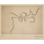 EDUARDO CHILLIDA JUANTEGUI (San Sebastian, 1924 - 2002)."Articulation".Etching on Rives BFK paper.